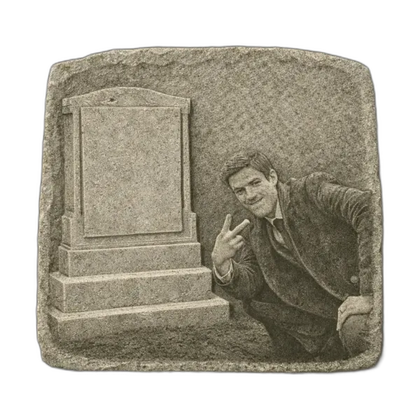 Grant Gustin at Oliver Queen's Grave